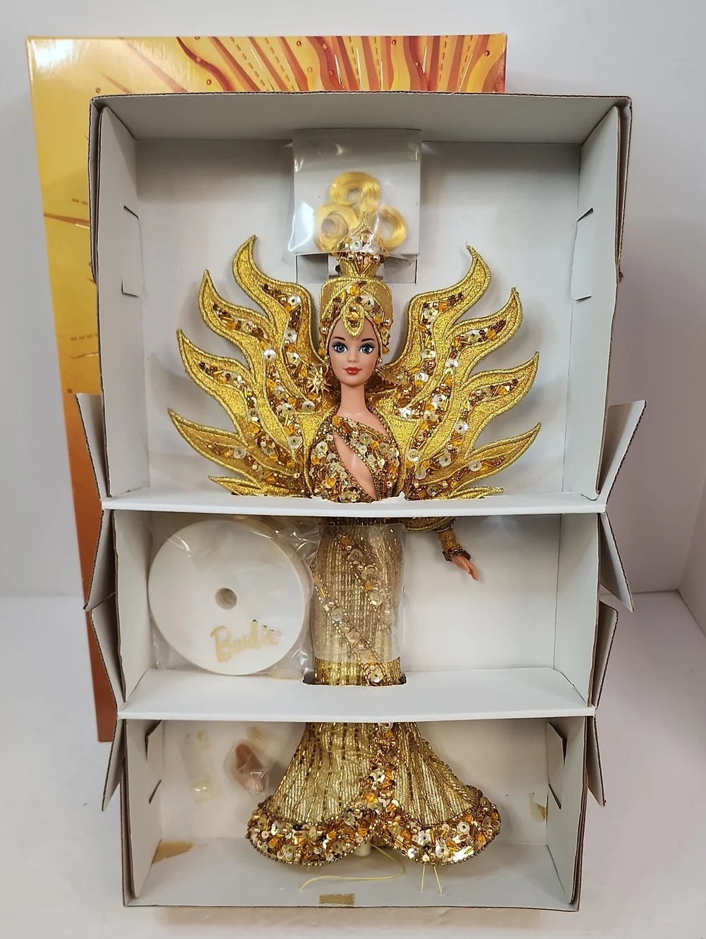 Bob Mackie Goddess Of The Sun Barbie Doll Limited Edition Mattel 1995 NRFB
